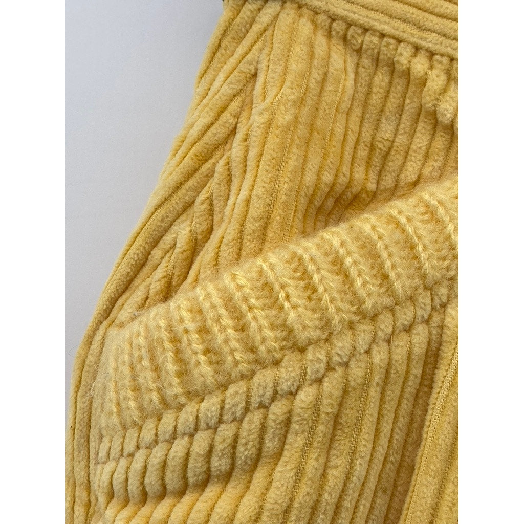 TOGETHER! Women's Yellow Vintage Corduroy Straight-Leg Pants SZ 4