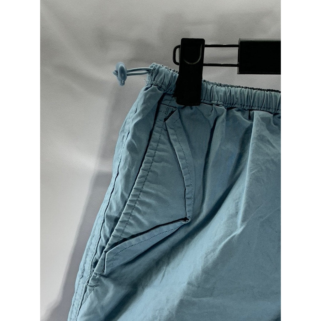 DENIM CO PRIMARK CARES Women's Blue Bungee Waist Lightweight Casual Shorts SZ XS