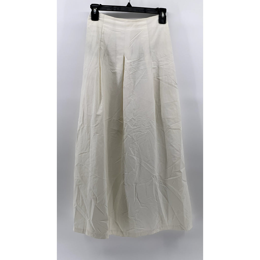 8 SECONDS Women's White A-Line Midi Skirt SZ F(OS)