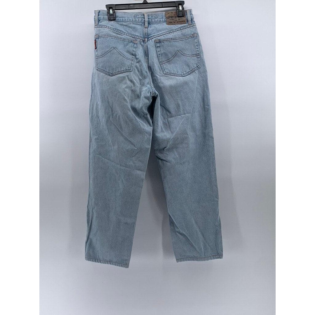 UNIONBAY Men's Vintage Light Blue Wash Straight-Leg Regular-Fit Jeans SZ 32X30