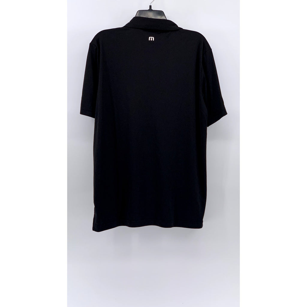 TRAVIS MATHEW Men's Black Short Sleeve Polo SZ L