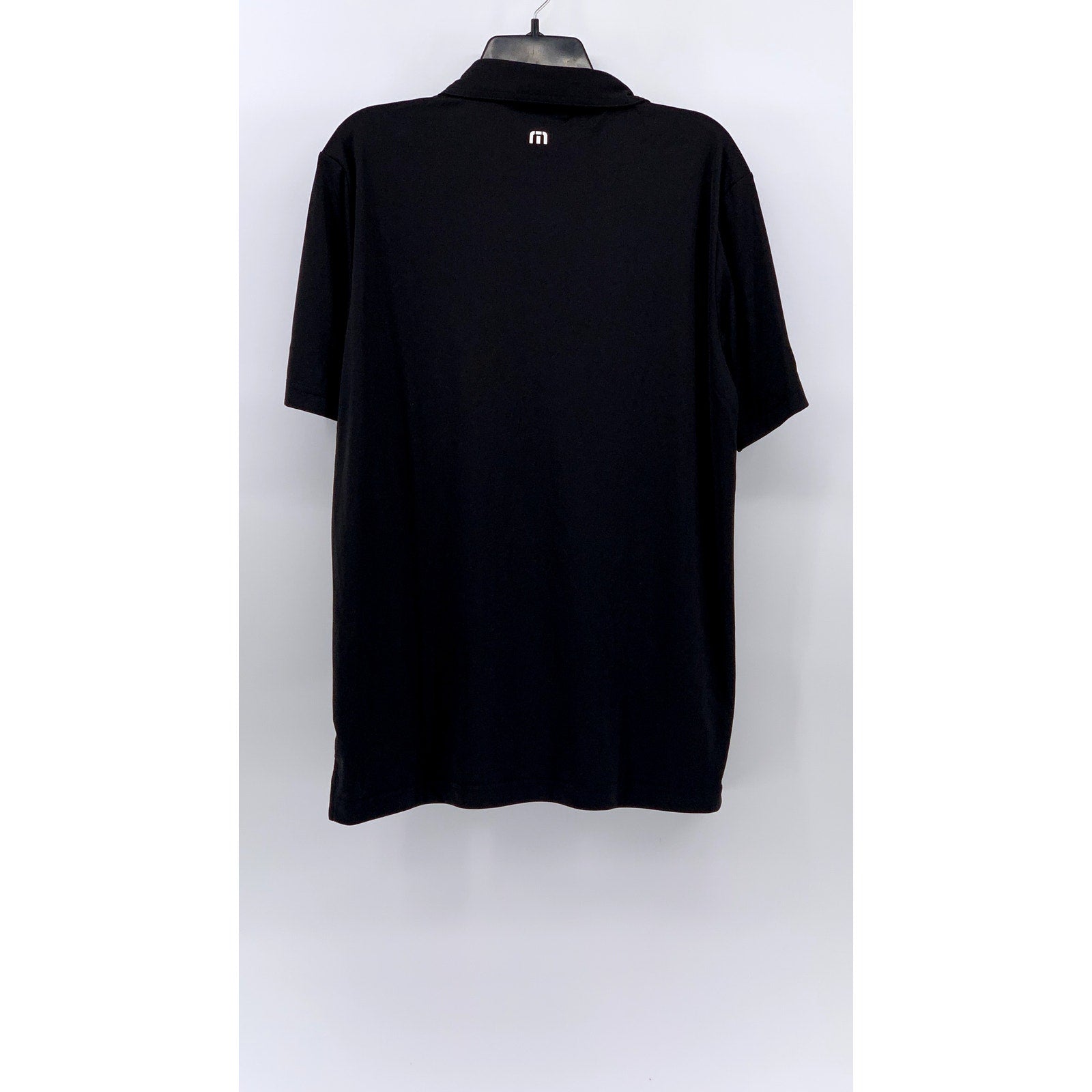 TRAVIS MATHEW Men's Black Short Sleeve Polo SZ L