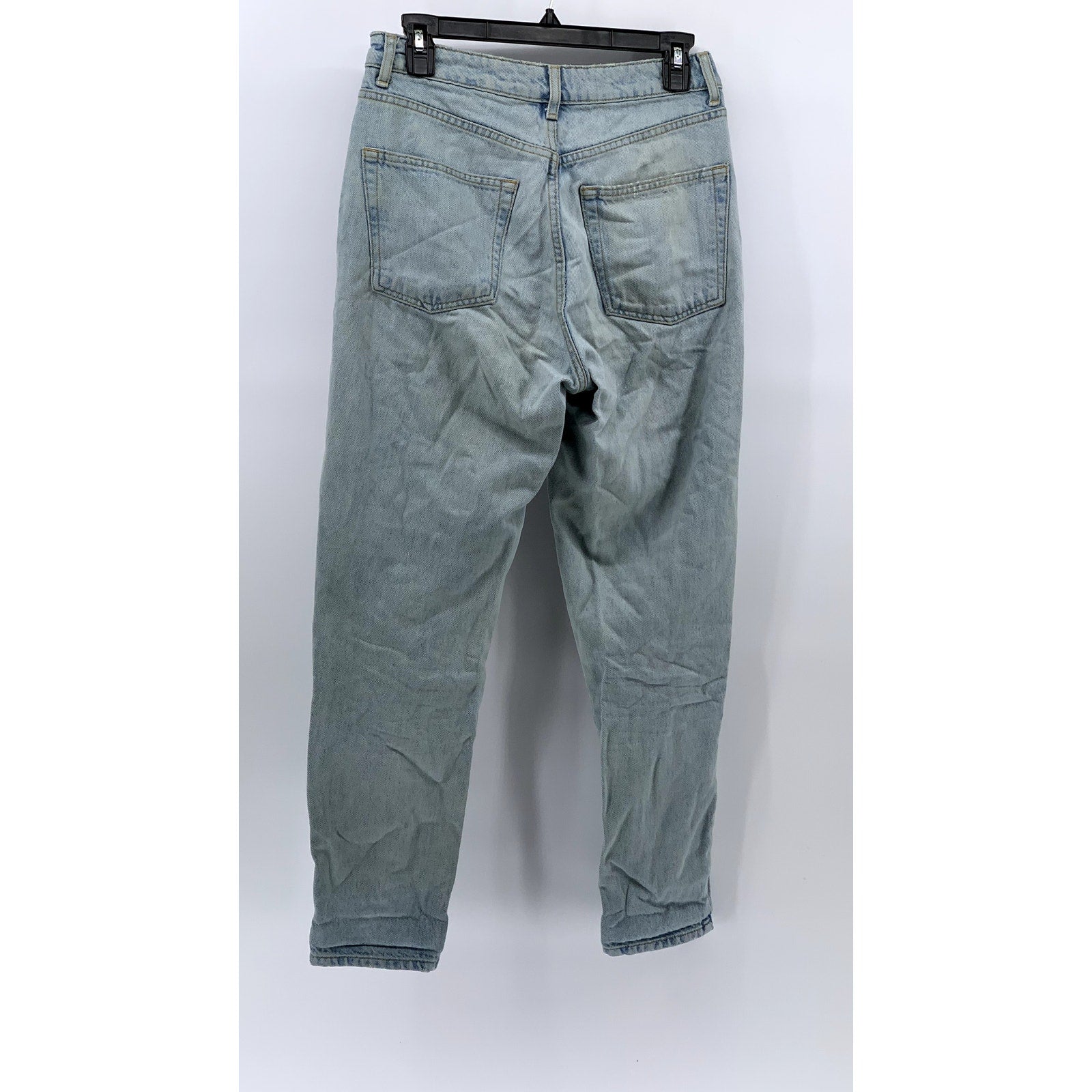 TOPSHOP MOTO Women's Light Wash Denim Mom Jeans SZ 28