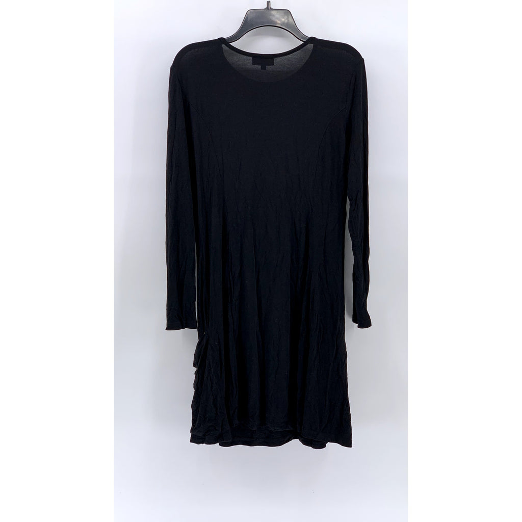 GABRIEL CETREZ Women's Black Long Sleeve Crewneck Midi Dress SZ XXL