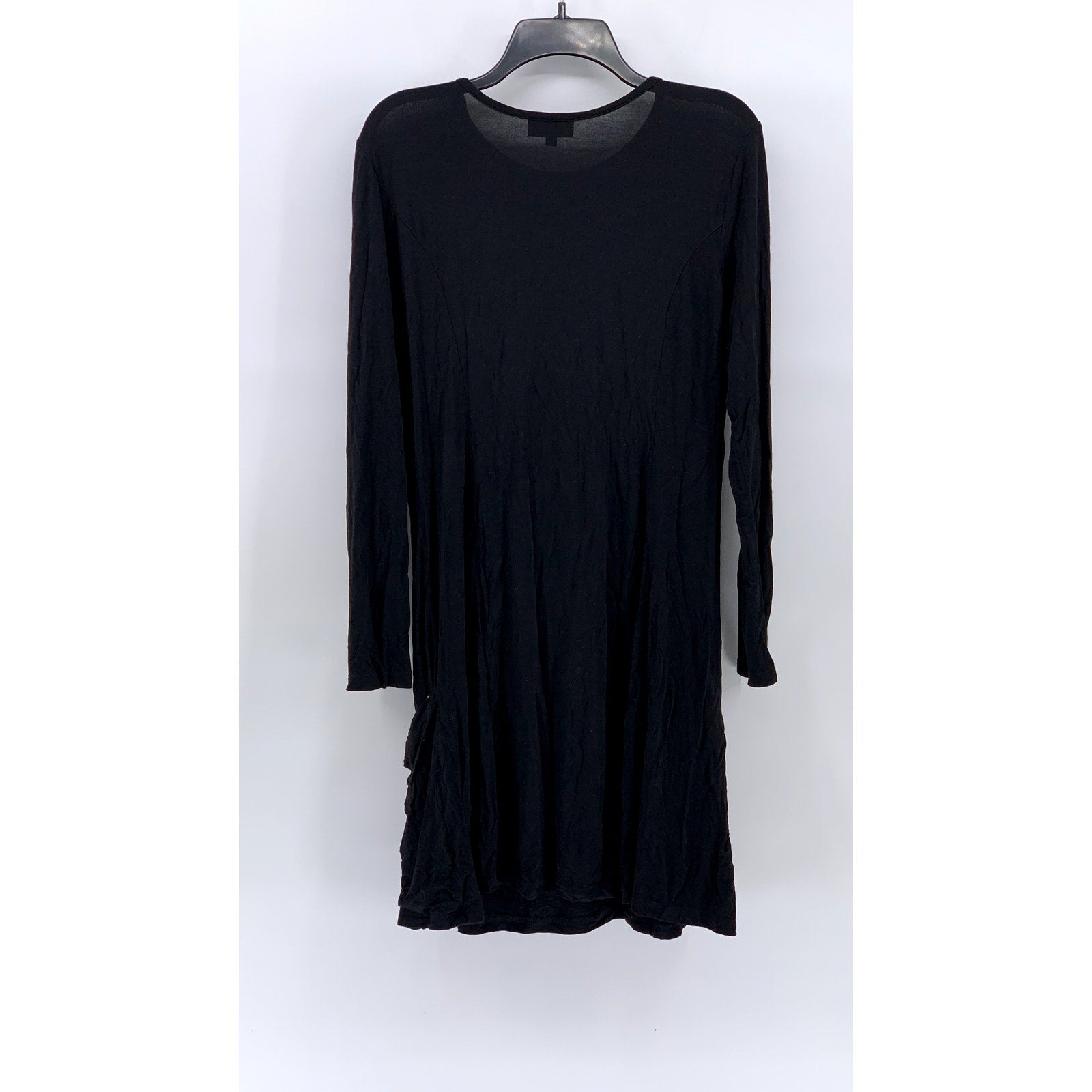 GABRIEL CETREZ Women's Black Long Sleeve Crewneck Midi Dress SZ XXL
