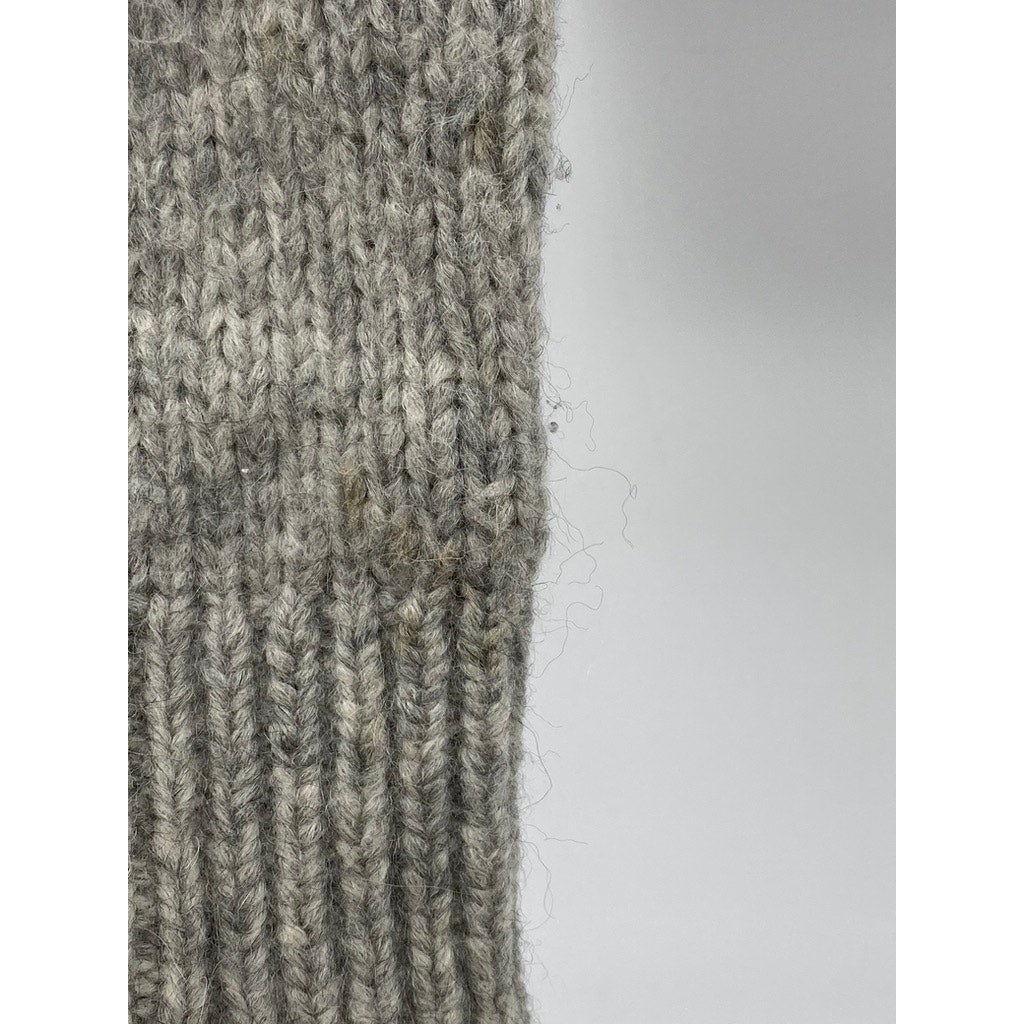 TALULA Women's Gray Heather Crewneck Alpaca Blend Long Sleeve Knit Sweater SZ XS