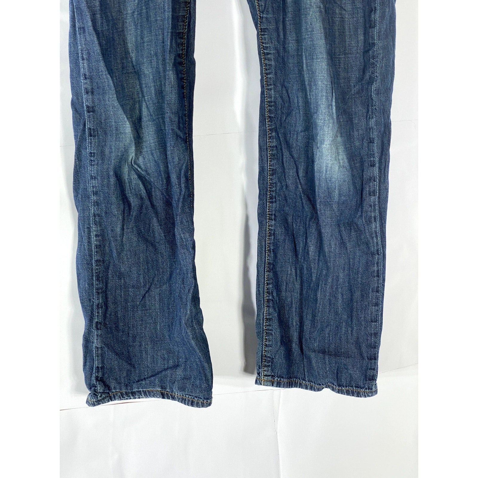 GAP Men's Dark Blue Denim Straight-Leg Five-Pocket Jean SZ 32X30