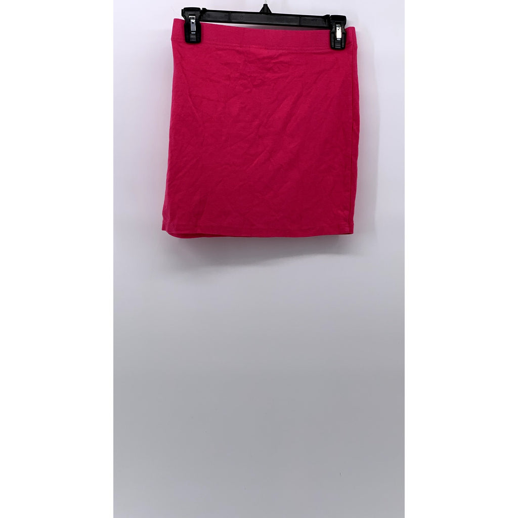 SHEIN Women's Hot Pink Casual Pull-On Straight Mini Skirt SZ 6