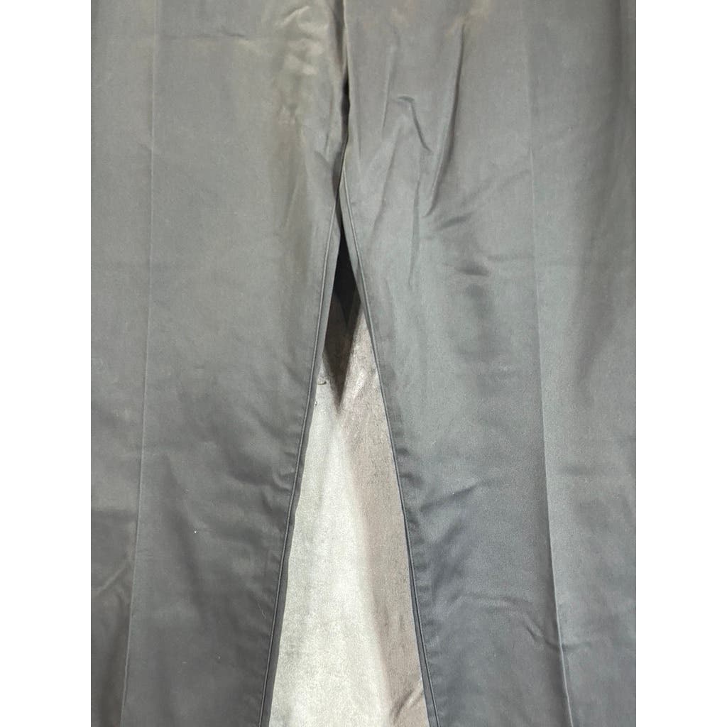 BONOBOS Men's Grey Friday Straight Leg Flat Front Dress Pants SZ 35X32