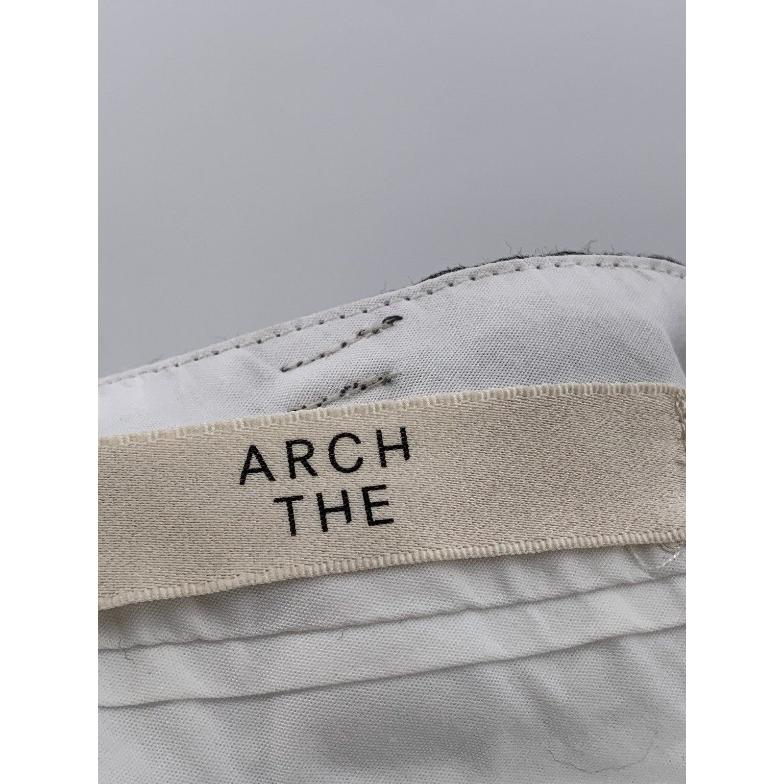 ARCH THE Women's Charcoal Gray Wool Wide-Leg Dress Pants SZ 40(US6)