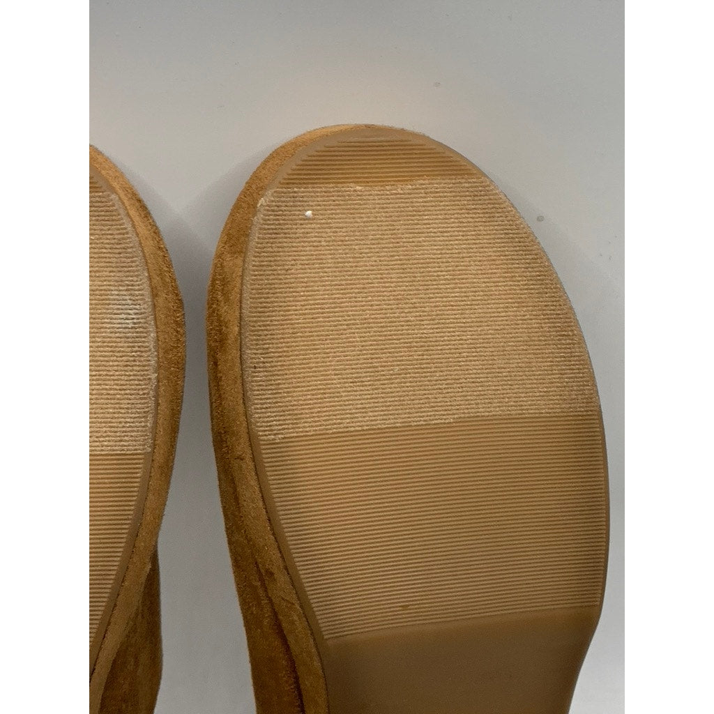 AMAZON ESSENTIALS Women's Tan Slip-On Clogs SZ 8