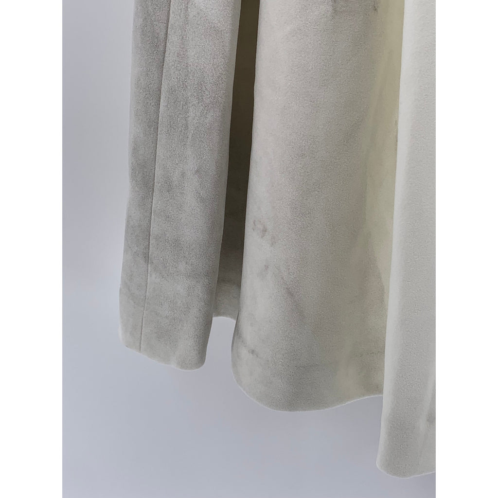 CALVIN KLEIN Women's Plus White Pleated Scuba A-Line Knee-Length Skirt SZ 20W