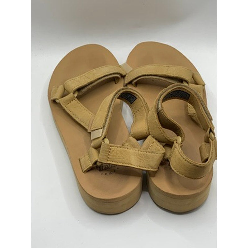 TEVA Women's Tan Midform Universal Satinya Sandal SZ 8