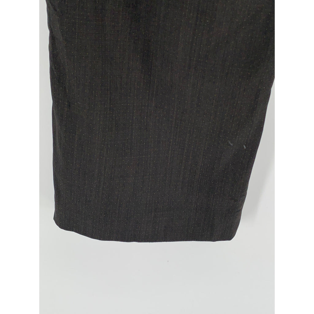 SINACOVA Men's Brown Solid Straight-Leg Regular-Fit Dress Pants SZ 30