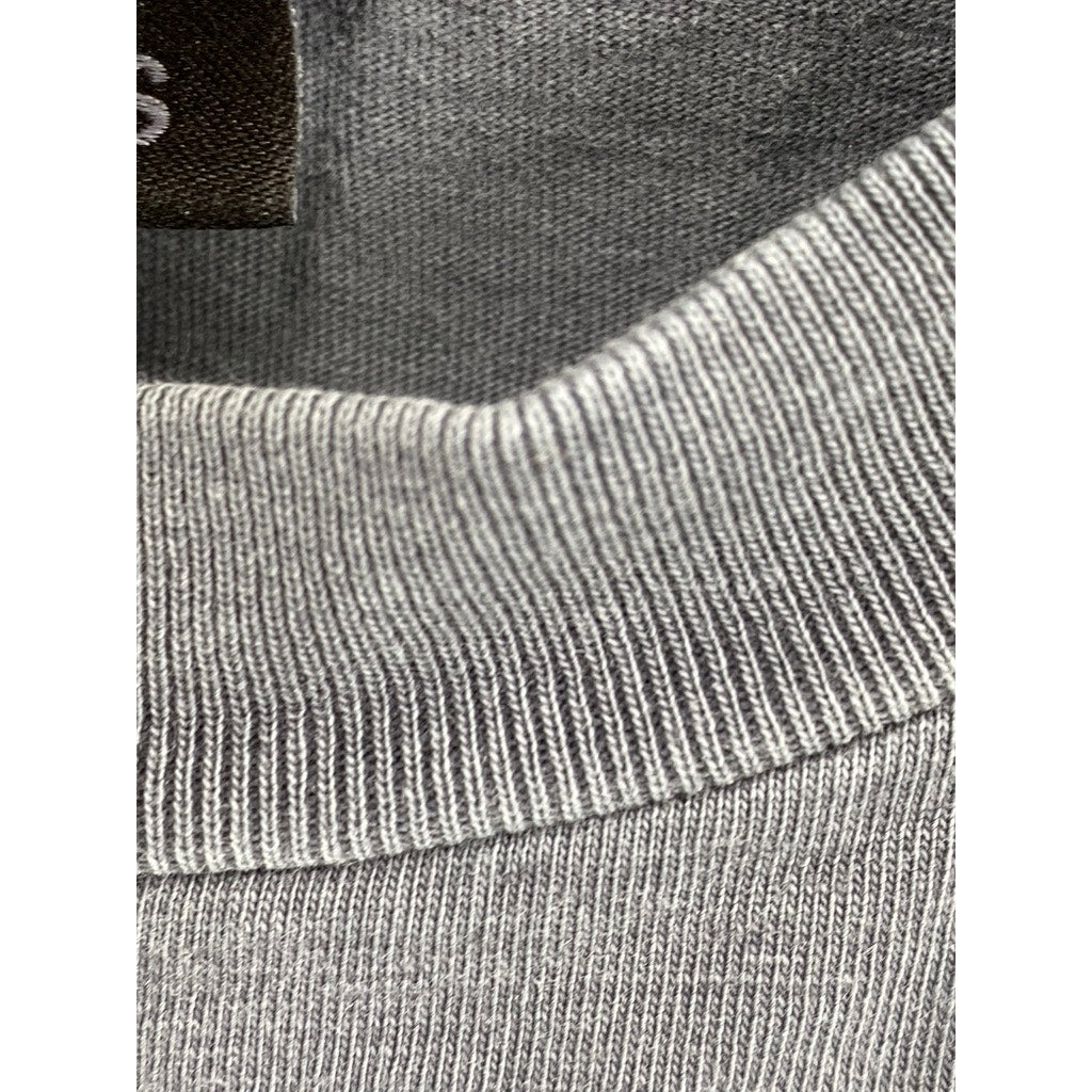 ONLYNY Men's Washed Gray Solid Crewneck Short Sleeve Casual T-Shirt SZ S