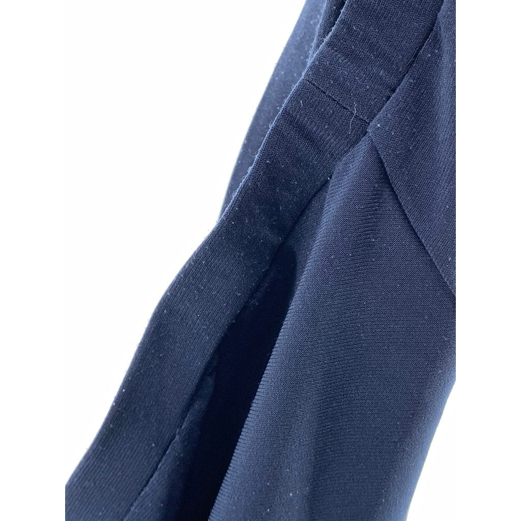 CHAPS Women's Navy Solid Pull-On Maxi Skirt SZ L