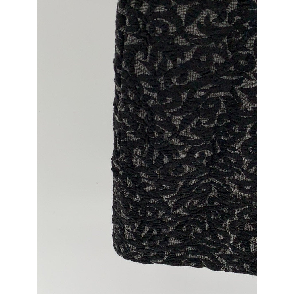 LORRAINE PARISH FOR LAKOTA Women's Petite Black-Gray Printed Dress SZ XS