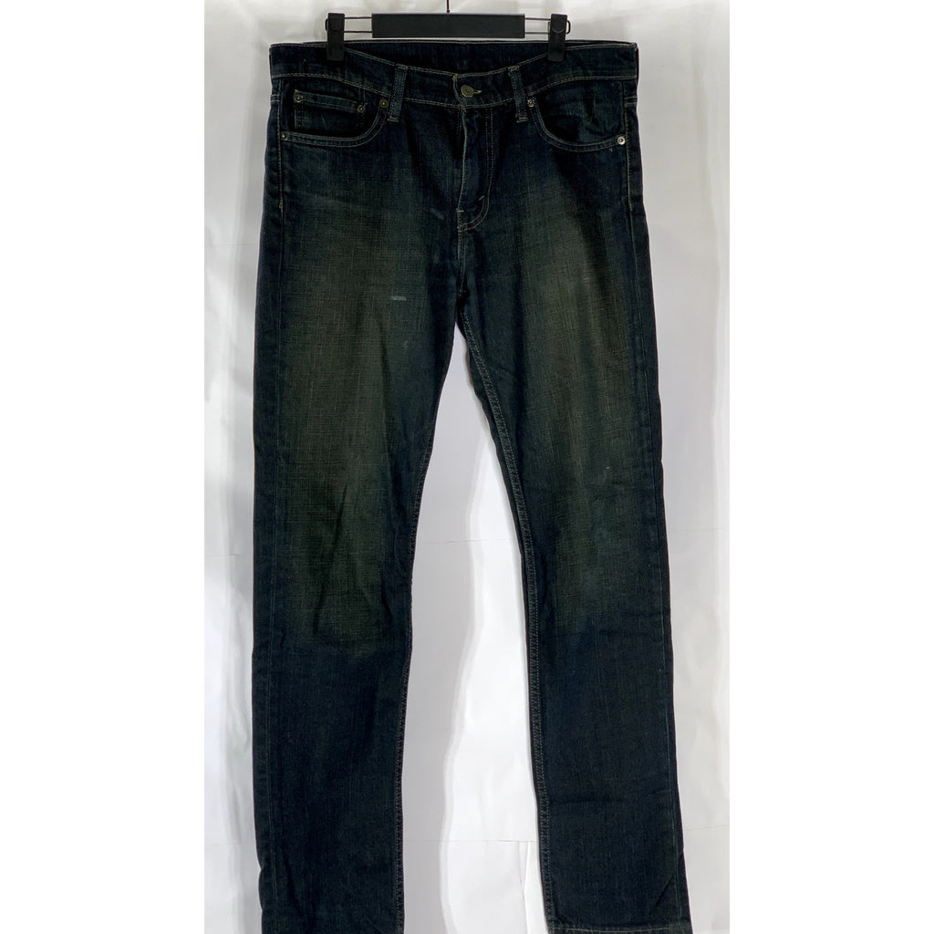 LEVI'S Men's Indigo Blue 511 Denim Slim-Fit Five-Pocket Jean SZ 33X34