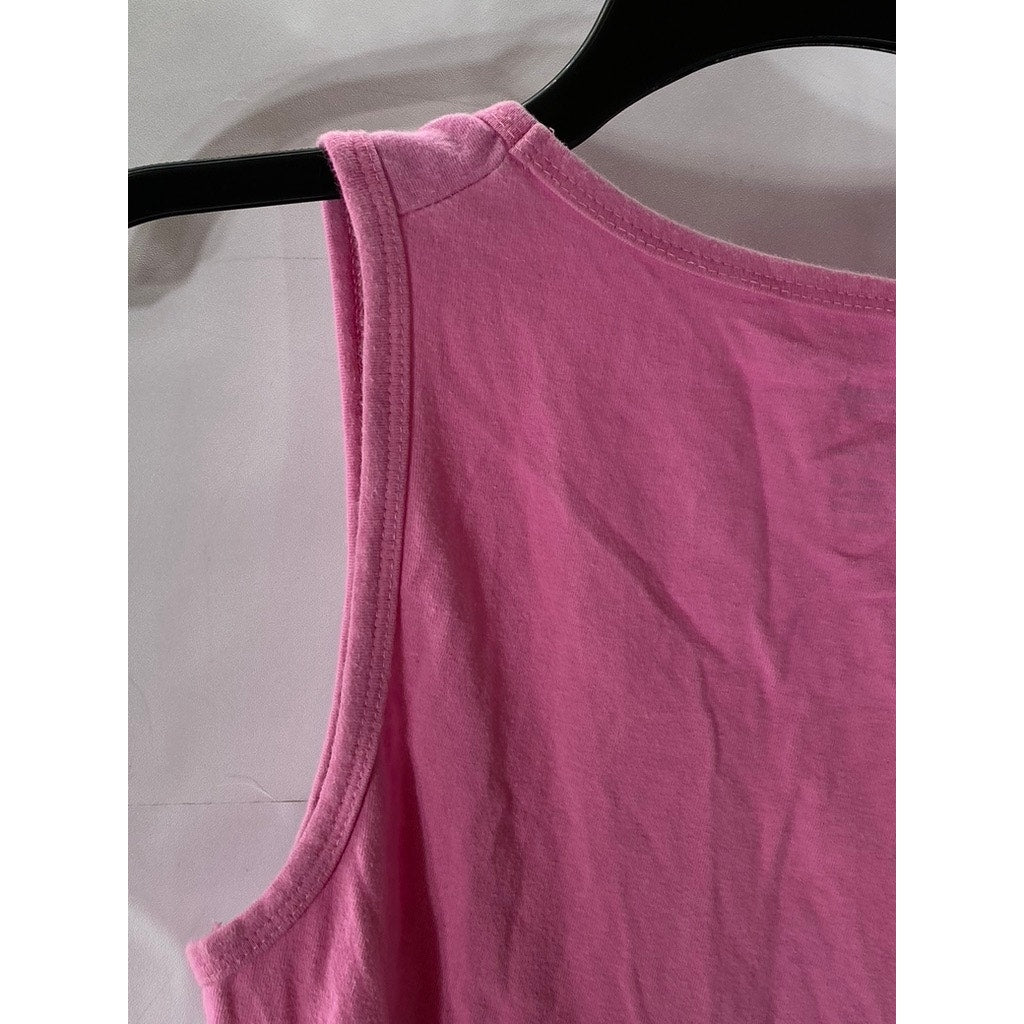 EMME JORDAN Women's Scoop-Neck Dance Adventure Graphic Tank Top SZ L