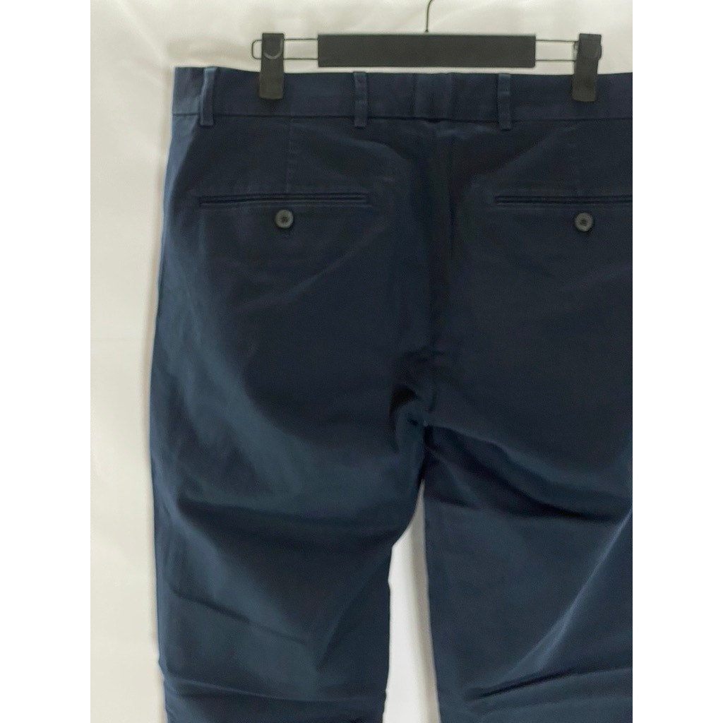 CLUB MONACO Men's Dark Navy Modern Slim-Fit Conner Chino Pant SZ 33