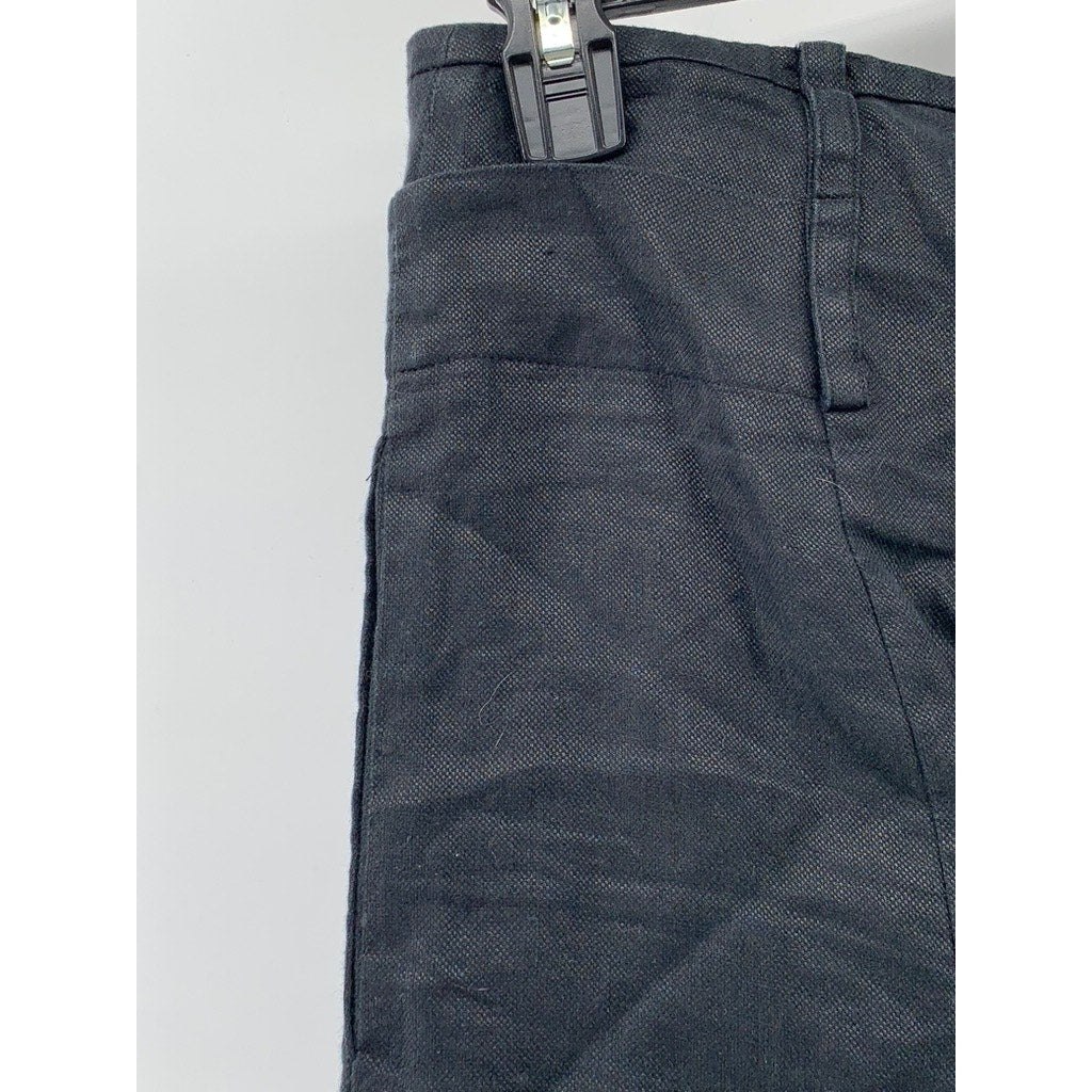 EIN POSTMODERN Women’s Black Wide-Leg Pleated Pants SZ 34