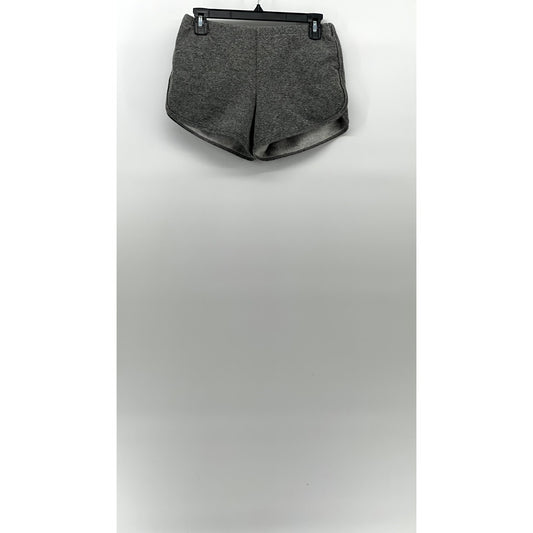 AMERICAN APPAREL Women's Charcoal Heather Fleece Casual Shorts SZ L