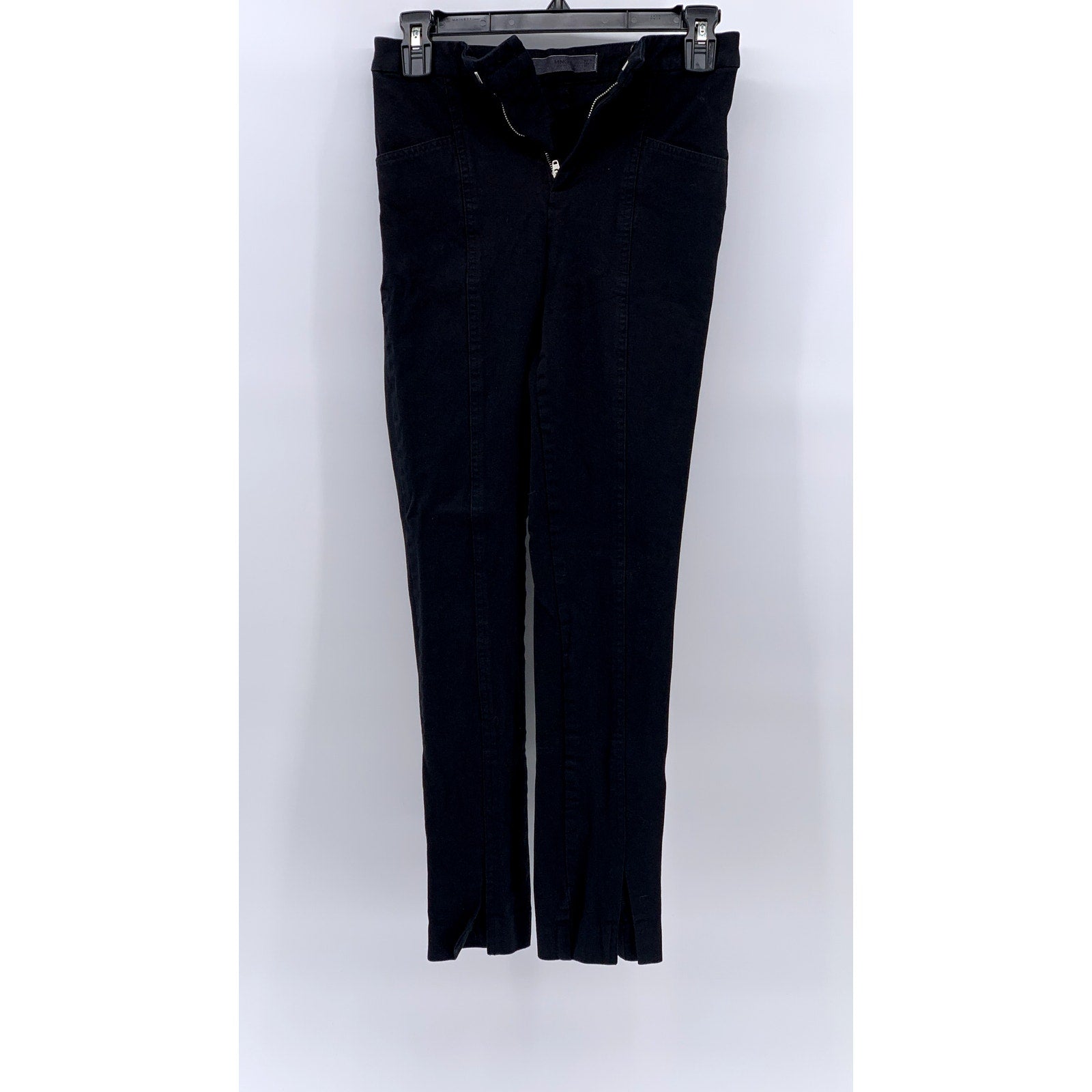 MNG Women's Black Casual Slim Pants SZ 2
