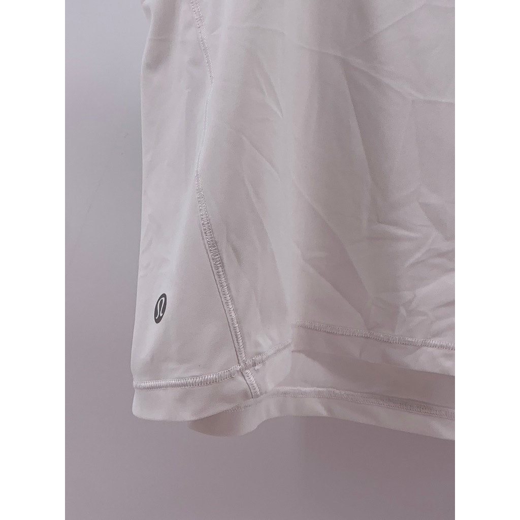LULULEMON Women's White Sculpt Cropped Tank Top SZ 2
