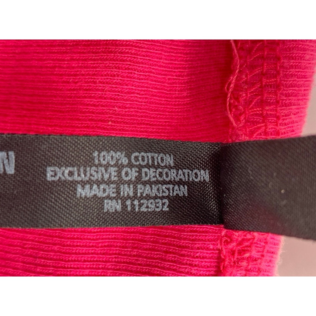 DILLIGAF By BOHICA HILL Women's Fuchsia Logo Zip-Up Hoodie SZ S