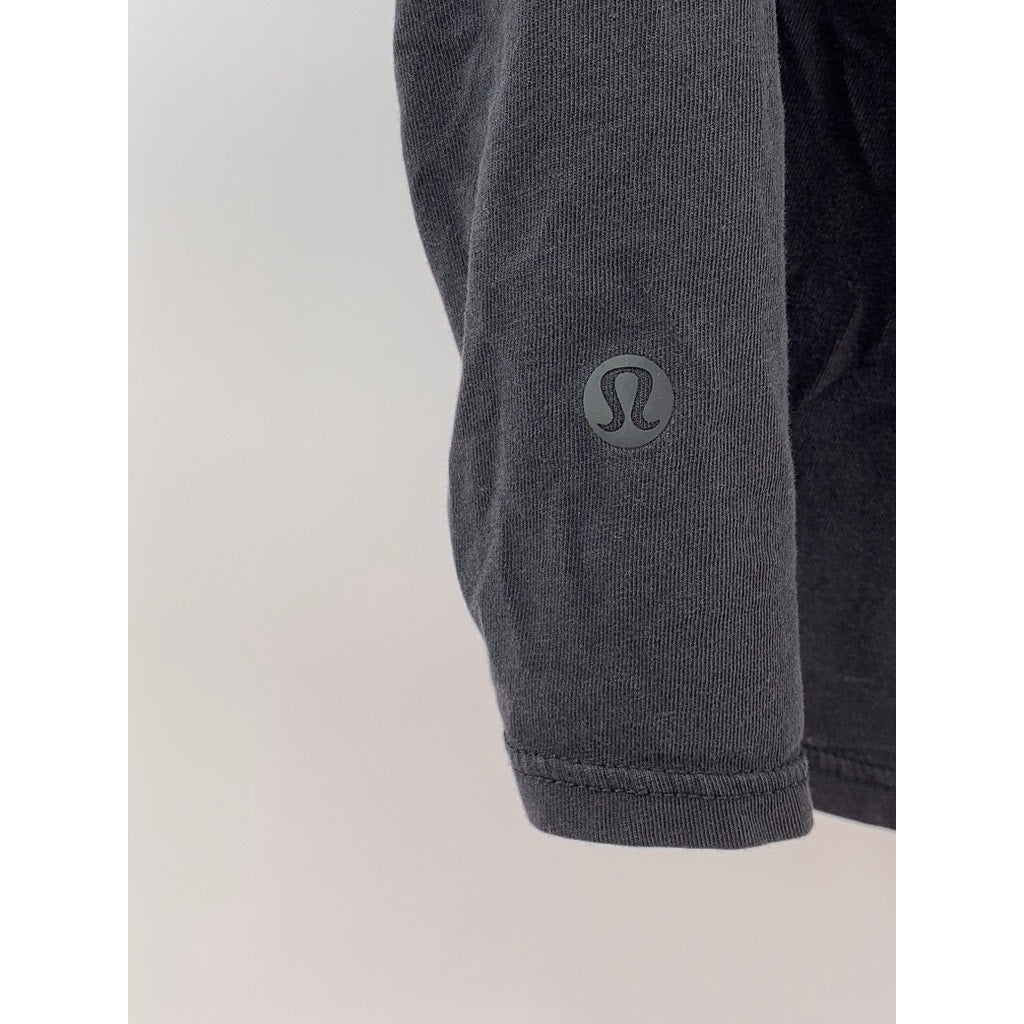 LULULEMON Women's Washed Black Sculpt Cropped Tank Top SZ 2