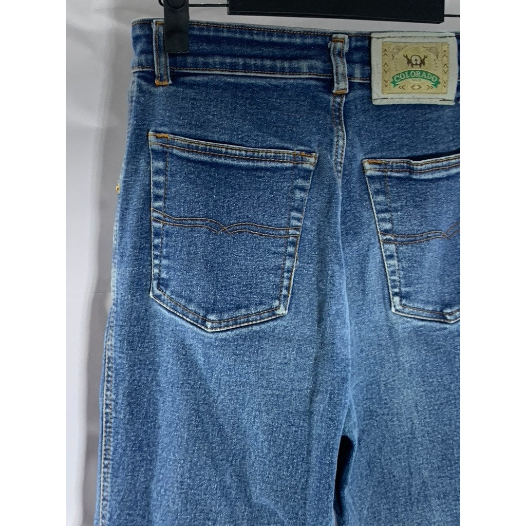 COLORADO Men's Blue Denim Five-Pocket Slim-Leg Jeans SZ 29