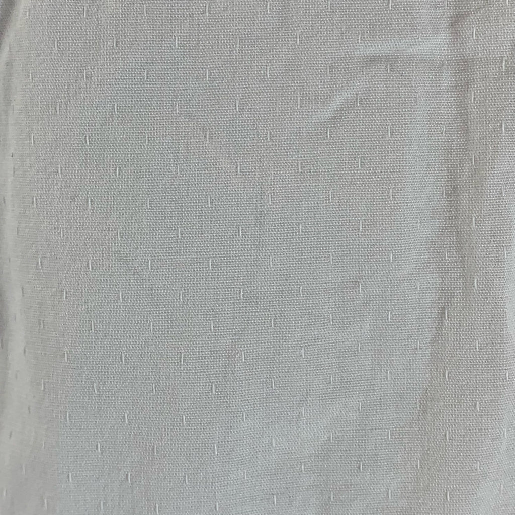 PERRY ELLIS Men's White Textured Dot Stretch Regular-Fit Button-Up Shirt SZ S