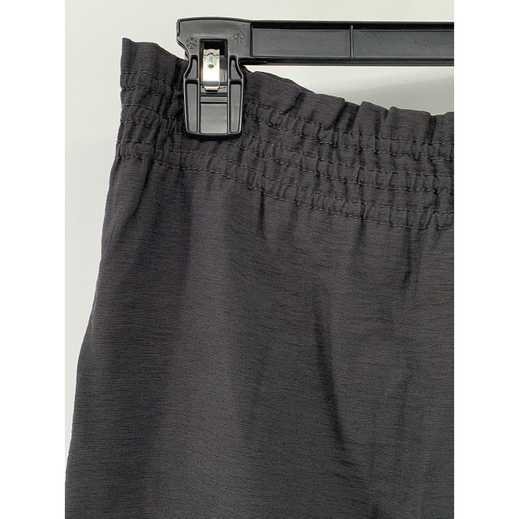 J.CREW Women's Black Solid Smocked Waist Pull-On Casual A-Line Mini Skirt SZ 00