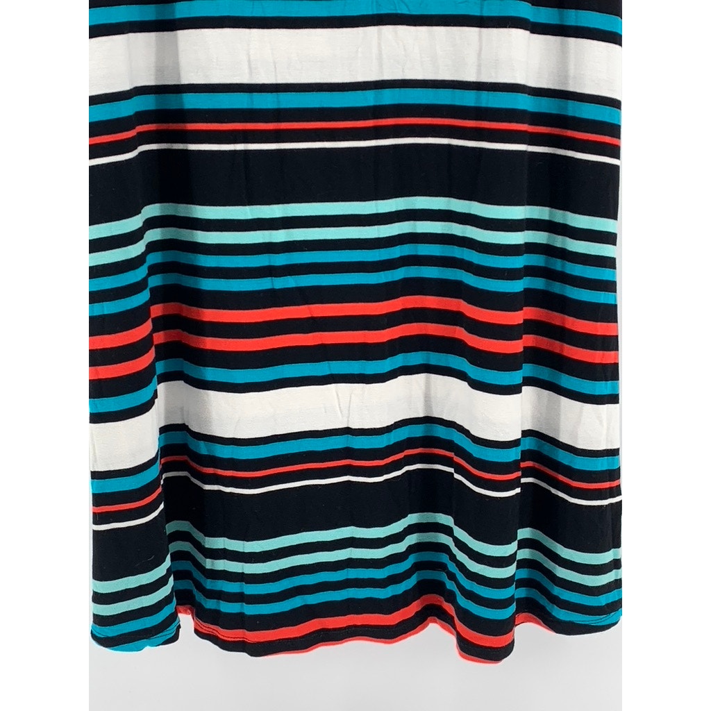MERONA Women's Multicolor Striped A-Line Maxi Skirt SZ M