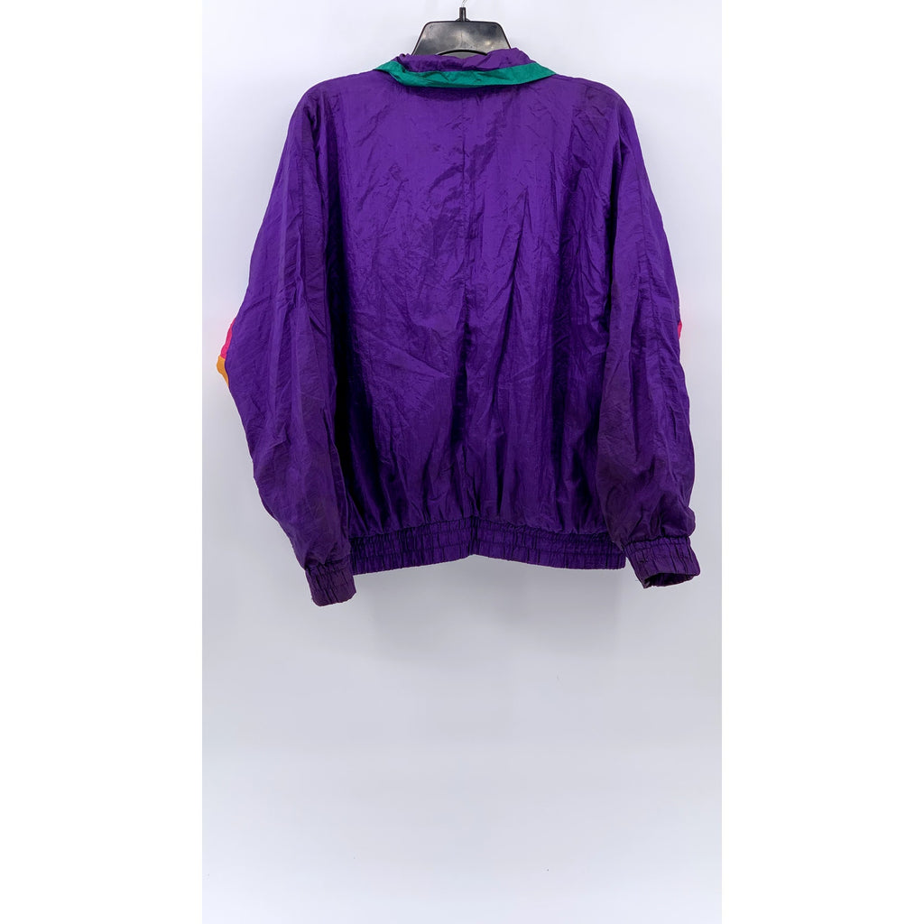 ROCK CREEK CASUALS Women's Vintage Multi Zip-Up Windbreaker SZ M