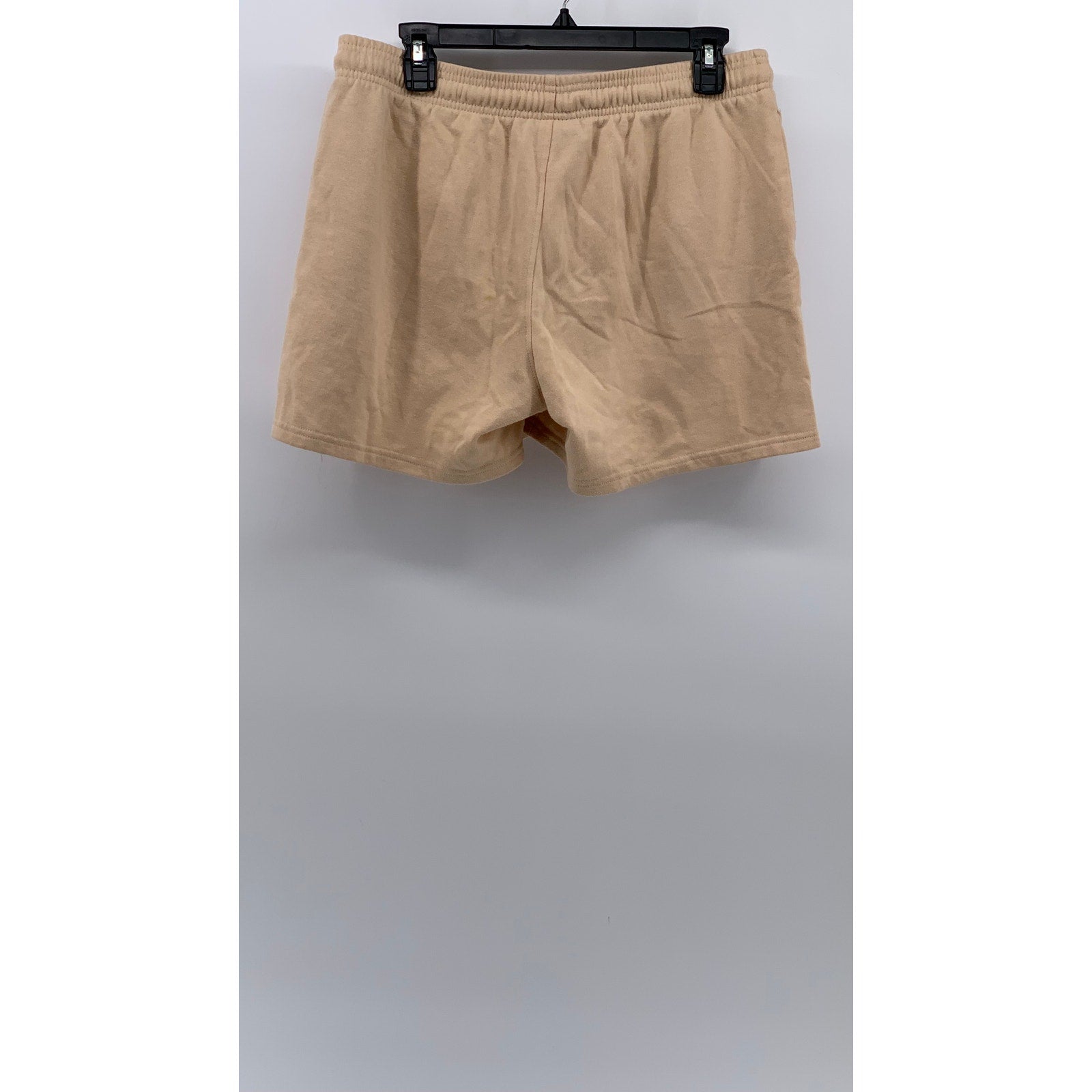 POLAROID Women's Beige Logo Pull-On Drawstring Waist Casual Shorts SZ M