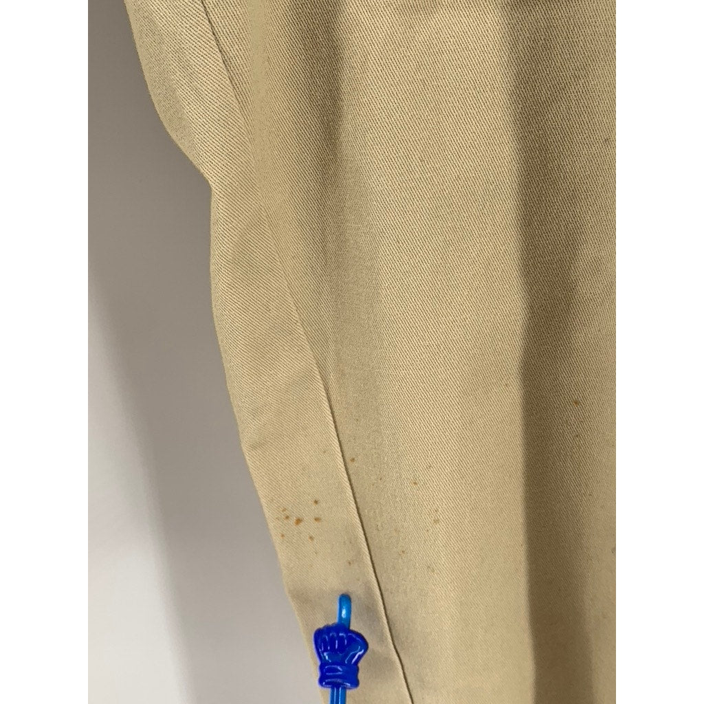 JOHN BLAIR Men's Tan Solid Short Dress Pant SZ 42S