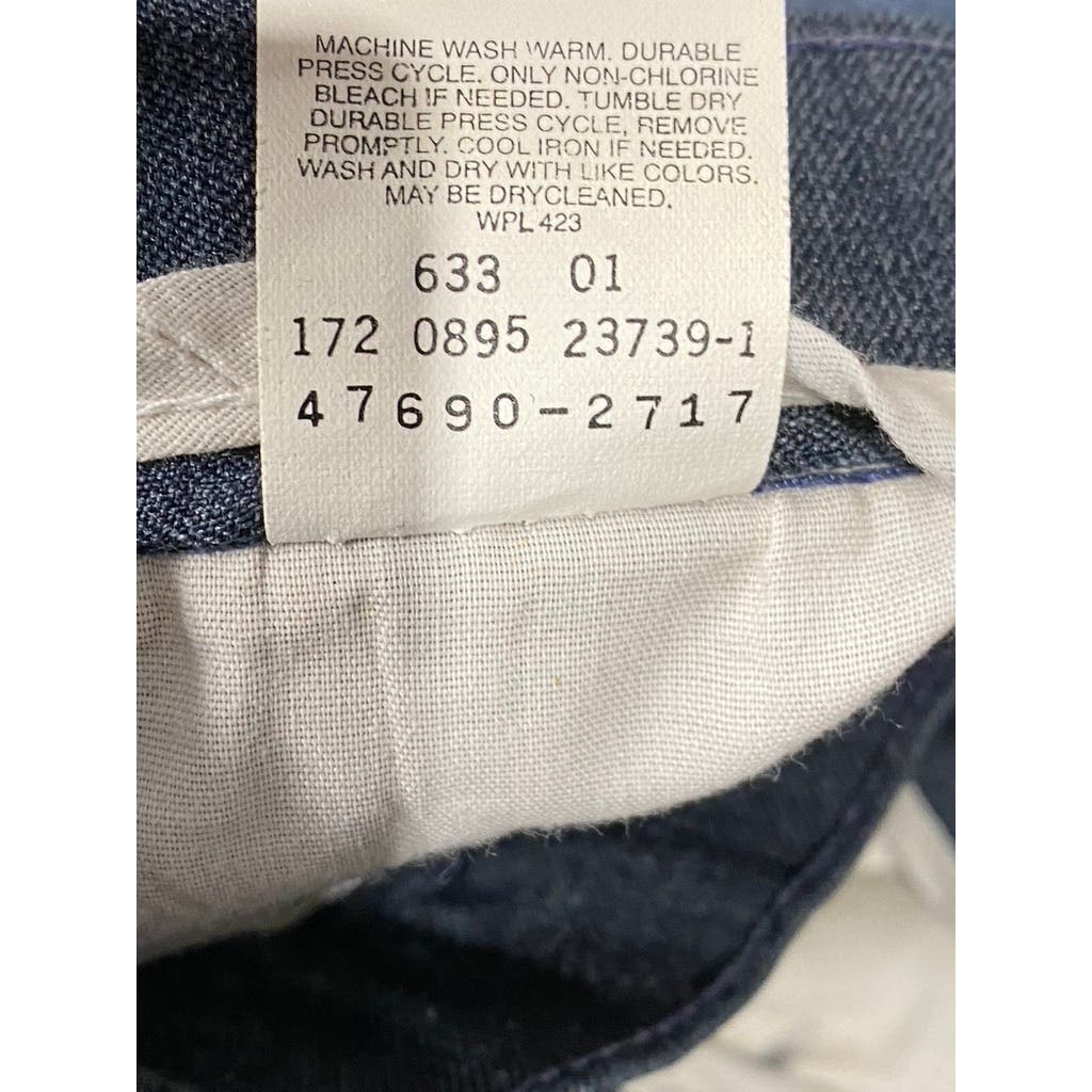 LEVI'S Men's Navy Vintage Action Slacks Flat Front Dress Pants SZ 40X30