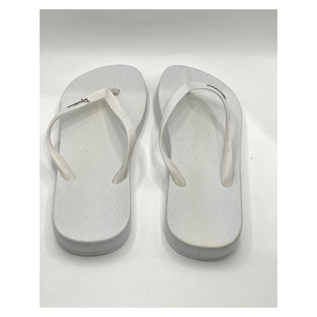 IPANEMA Women's White PVC Casual Flip-Flops Sandals SZ 8