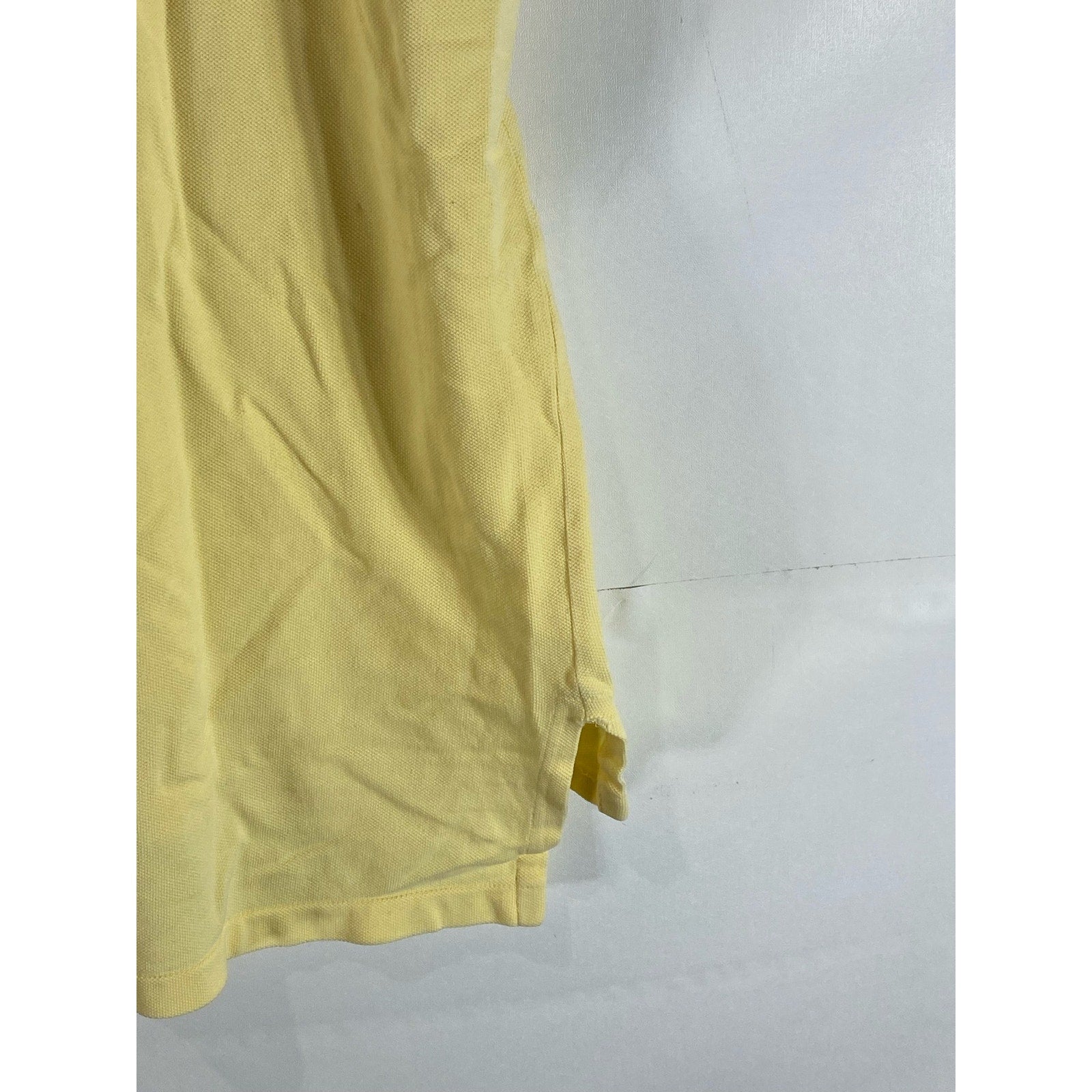POLO BY RALPH LAUREN Men’s Yellow Vintage Regular-Fit Golf Club Logo Polo SZ XL
