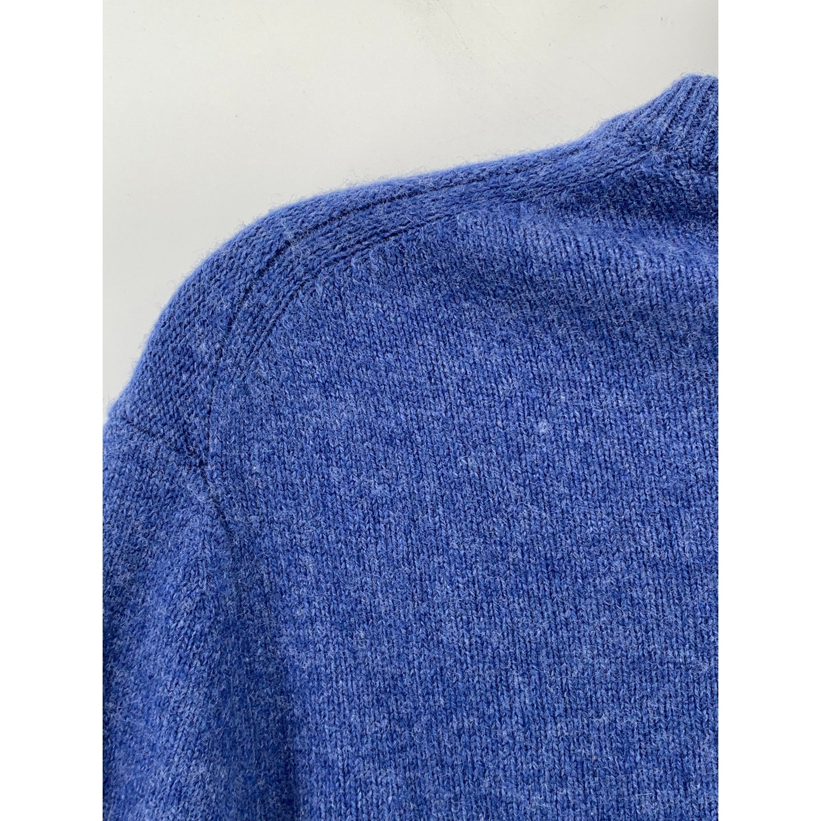 BANANA REPUBLIC Men's Blue Knit Merino-Blend Crewneck Long Sleeve Sweater SZ L