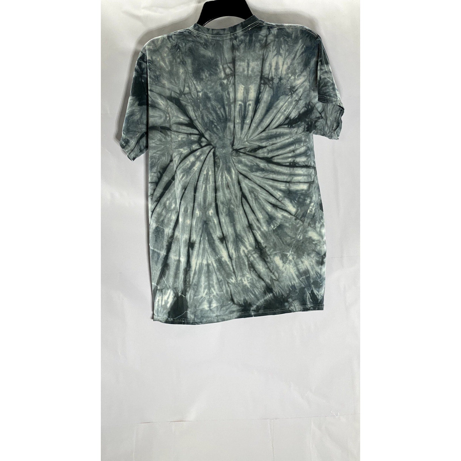 MITCHELL & NESS Men's Blue/White Tie-Dye New Jersey Nets Crewneck T-Shirt SZ M