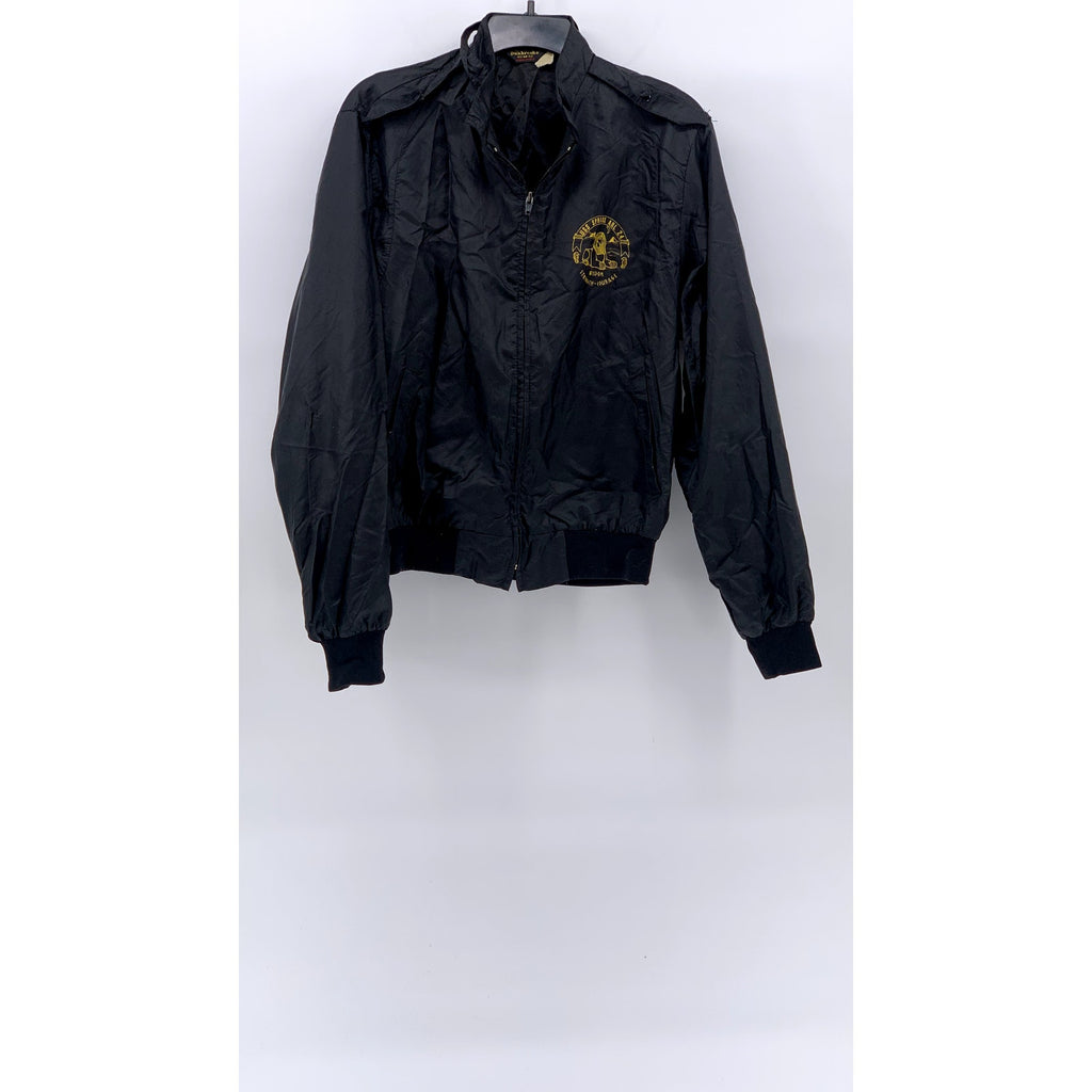 PLAC-JAC By Dunbrooke Men's Vintage Zip-Up Wisdom Strength Courage Jacket SZ M