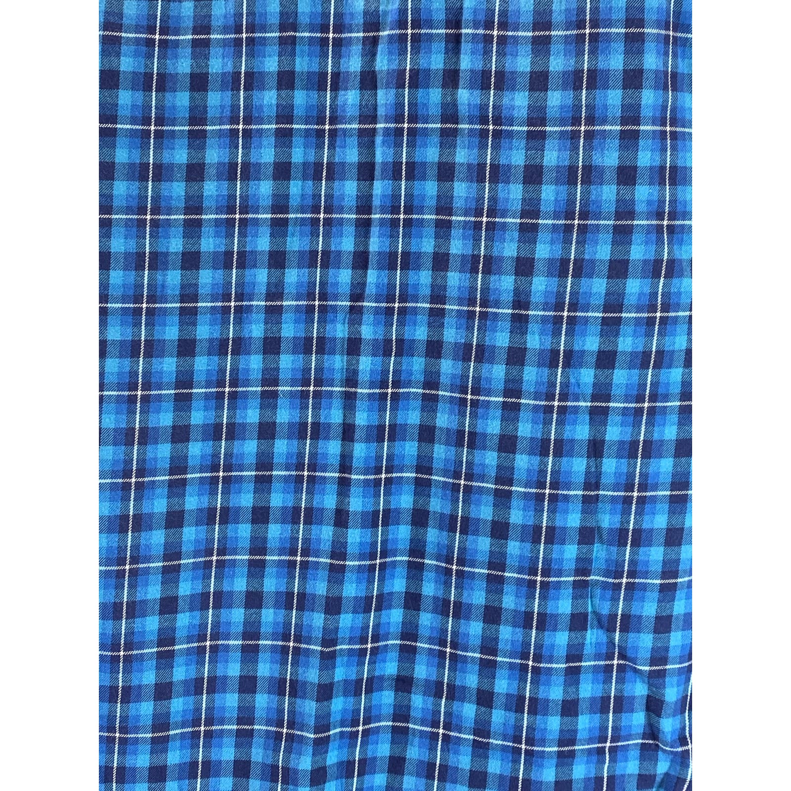 JACK WILLS Men's Blue Gingham Windowpane Button-Up Long Sleeve Shirt SZ L