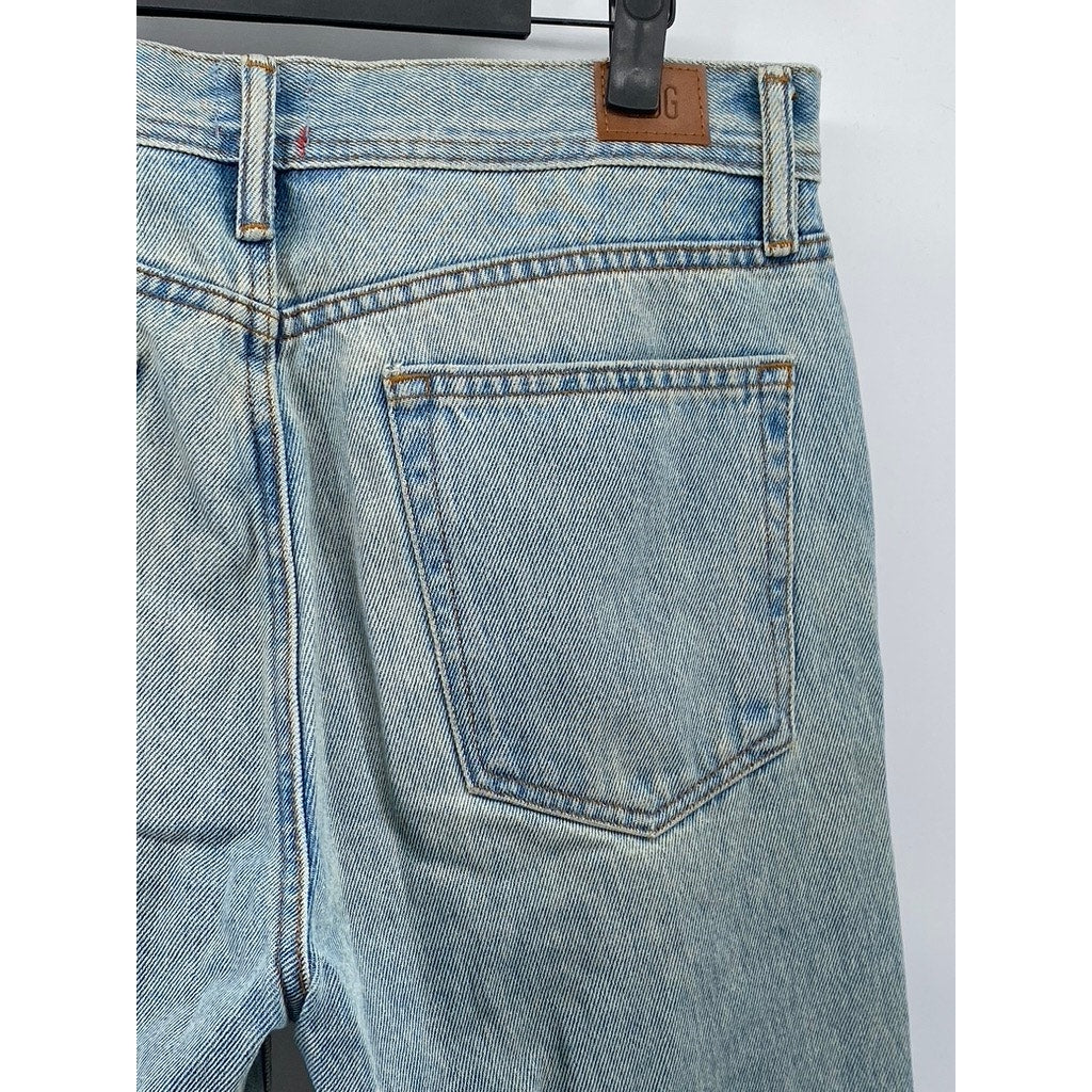 BDG URBAN OUTFITTERS Men's Light Wash Blue Dad Slim Taper Fit Jeans SZ 32/32