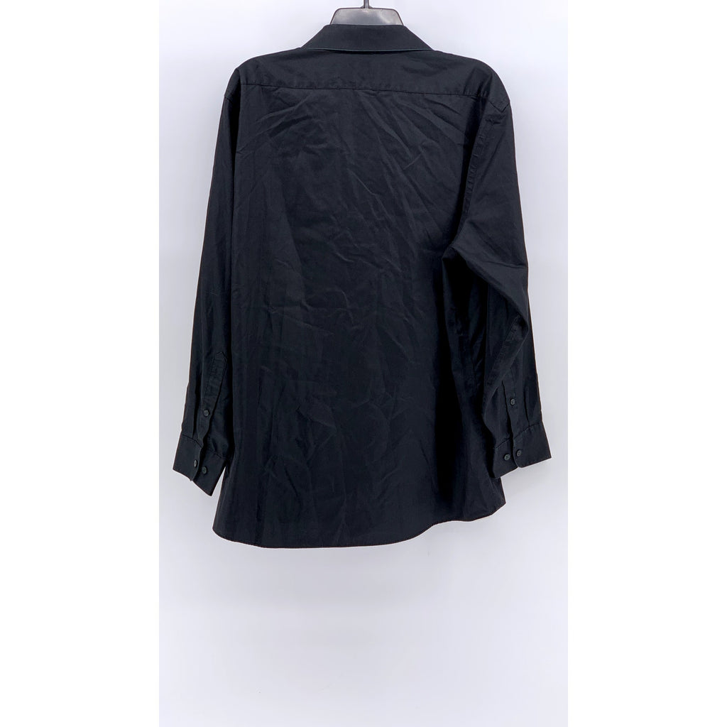 ARROW Men's Black Classic Fit Button-Up Long Sleeve Shirt SZ 16.5 32/33