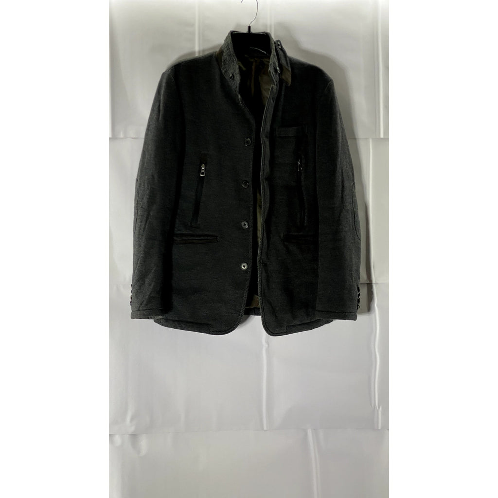 SERIES; URBAN GENERATION Men's Charcoal Button-Front Jacket SZ 95(M)