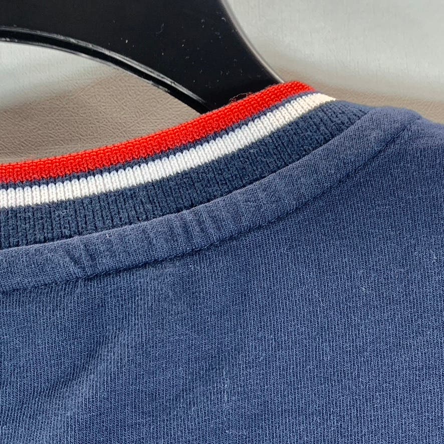 BEN SHERMAN Men's The Original Navy Striped Crewneck Short Sleeve T-Shirt SZ L