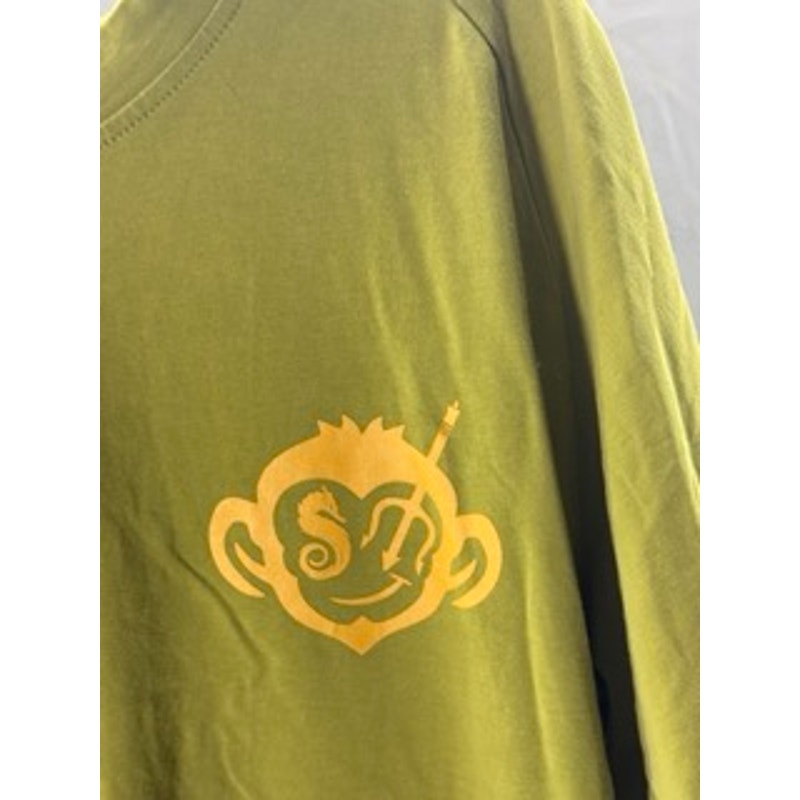 SALTY MONKEY Men's Green Graphic Casual Crewneck Short Sleeve T-Shirt SZ M