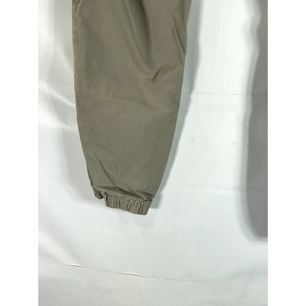 AG ADRIANO GOLDSCHMEID Women's Beige Caden Elastic Waistband Jogger Jeans SZ 33R